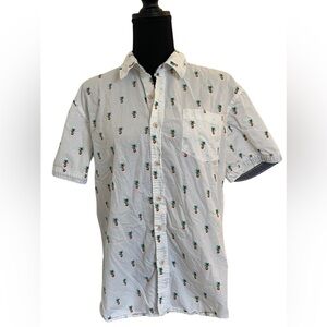 Pineapple Short Sleeve Button Down